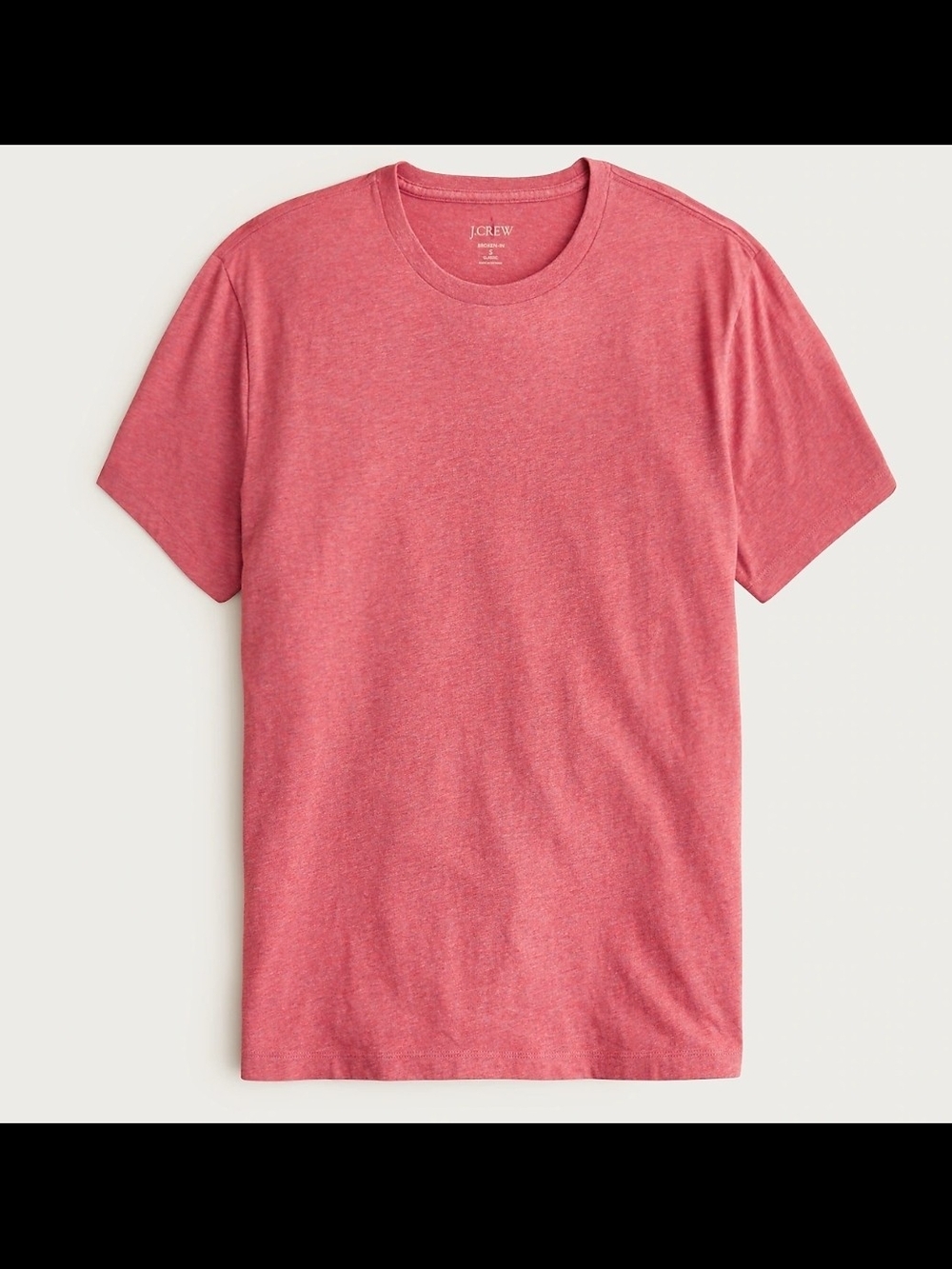 J. Crew Mens Broken In Short Sleeve Vintage Jersey Tee Size XL NWT